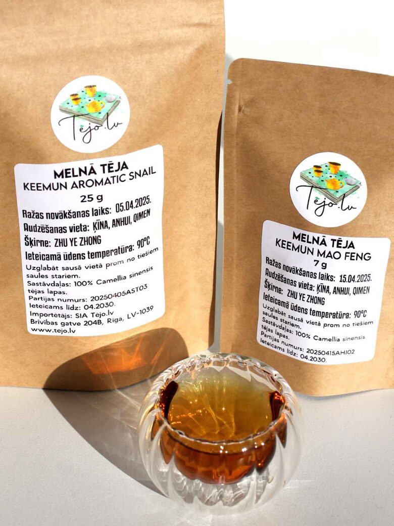 Keemun  | Quality Chinese Black Tea in tea cup and in packaging | Tējo.lv